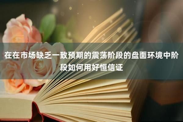 在在市场缺乏一致预期的震荡阶段的盘面环境中阶段如何用好恒信证
